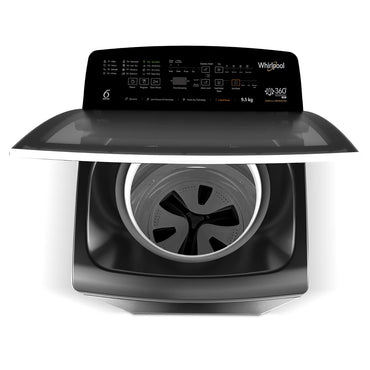 Whirlpool 360 Degree Bloomwash Pro 10 Kg 5 Star Fully Automatic Top Load Washing Machine with Inverter Motor (Dark Grey, 360 BW PRO INV H10)