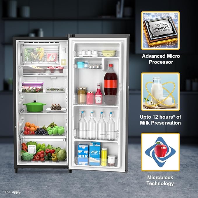 Whirlpool Vitamagic Pro 192L 3-Star Refrigerator| Used | Get Electronics