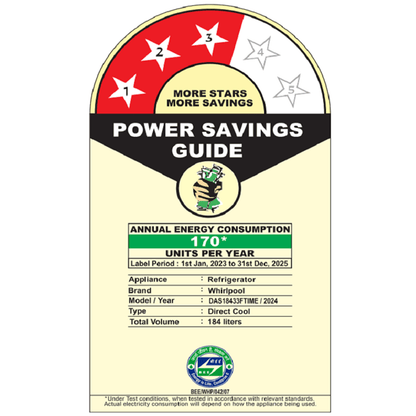 Whirlpool Icemagic Powercool 184L 3-Star Fridge | Used |Get Electronics