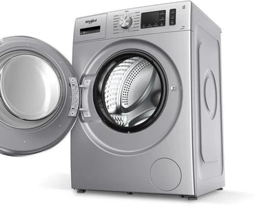Whirlpool 7 kg with Steam,inverter Fully Automatic Front Load Washing Machine with In-built Heater Silver (Xpert Care XO7012BYS, Magestic Silver)